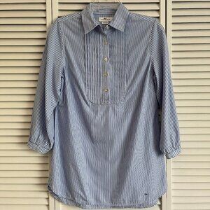 Vineyard Vines button up shirt blue & white stripe women’s size 2
